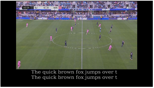 Sample display in Scaler mode
